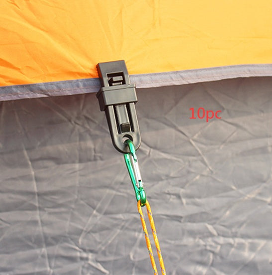 Tent tent, wind rope fixing clip, outdoor camping plastic clip sunshade shed, tent tent accessories