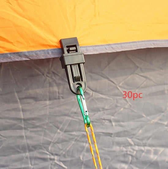 Tent tent, wind rope fixing clip, outdoor camping plastic clip sunshade shed, tent tent accessories