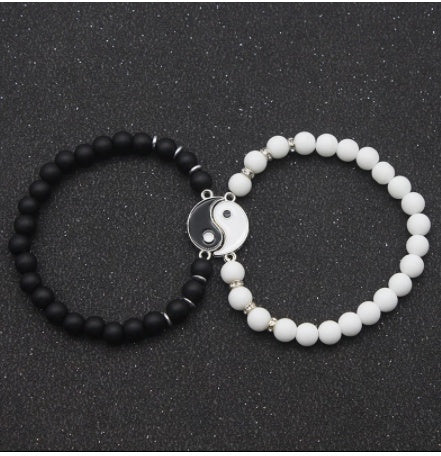 Yin Yang Bagua Natural Stone Best Friend Bracelets