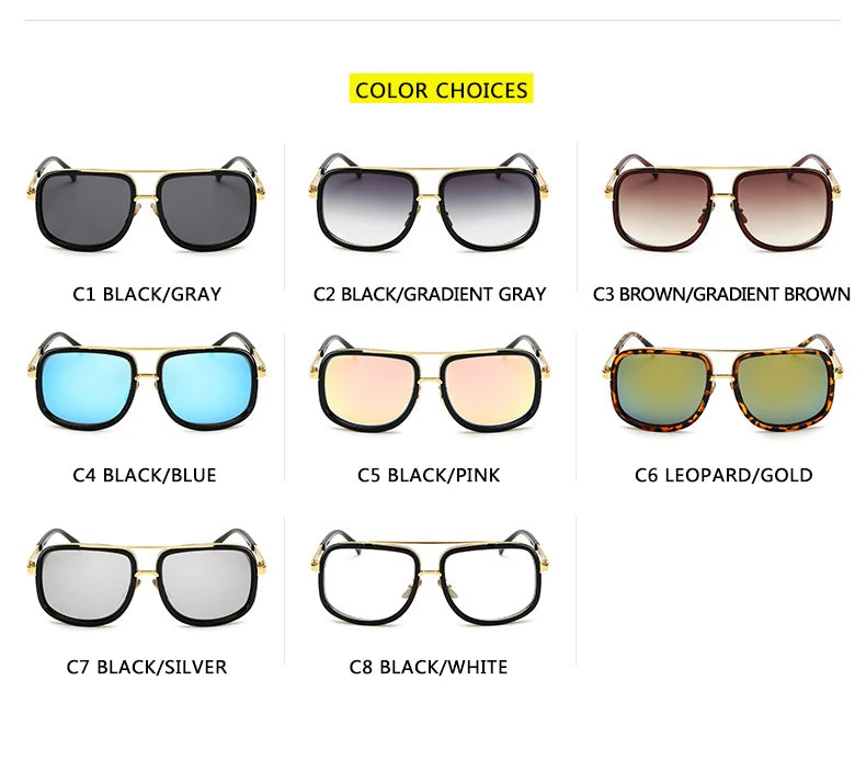 New Fashion Big Frame Sunglasses for Men
