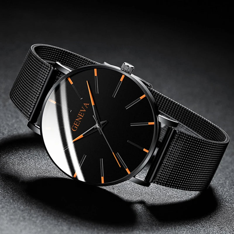 2023 Minimalist Men's Fashion Ultra Thin Watches