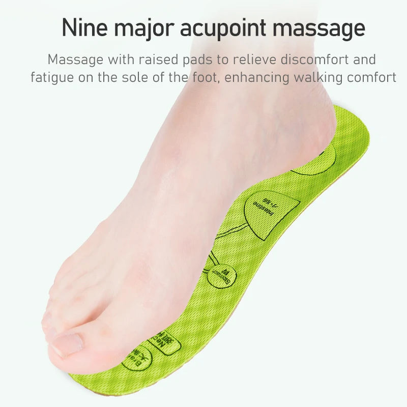 Foot Acupressure Insole Men Women Soft Breathable Sports Shoe Sole