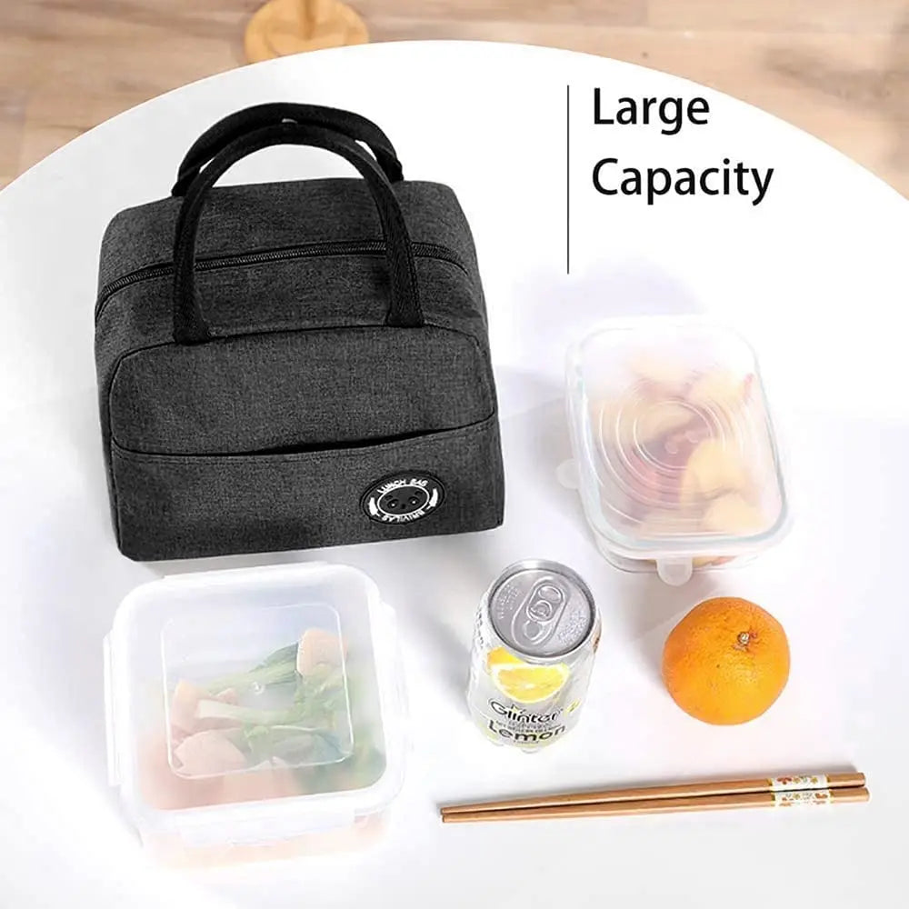 Insulated Travel Portable Cooler Thermal Food Handbag