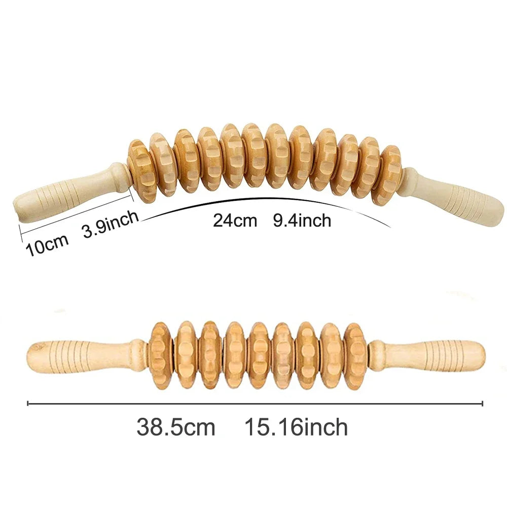 Wood Roller for Stomach Cellulite/ Therapy massager
