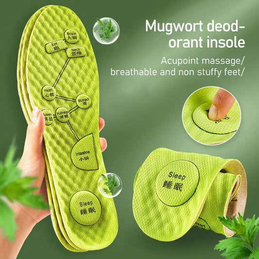 Foot Acupressure Insole Men Women Soft Breathable Sports Shoe Sole