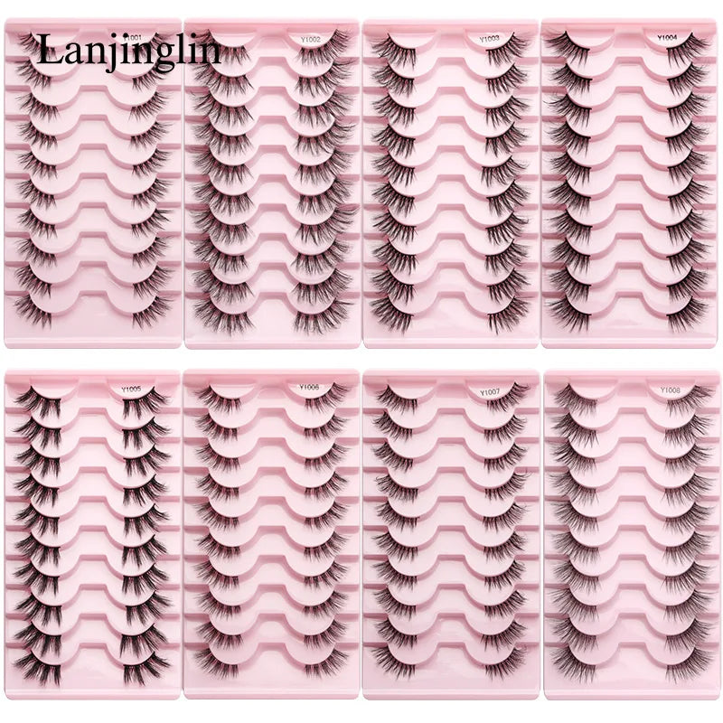 Half Eye Lashes 3/5/10 Pairs New Faux Mink Lashes