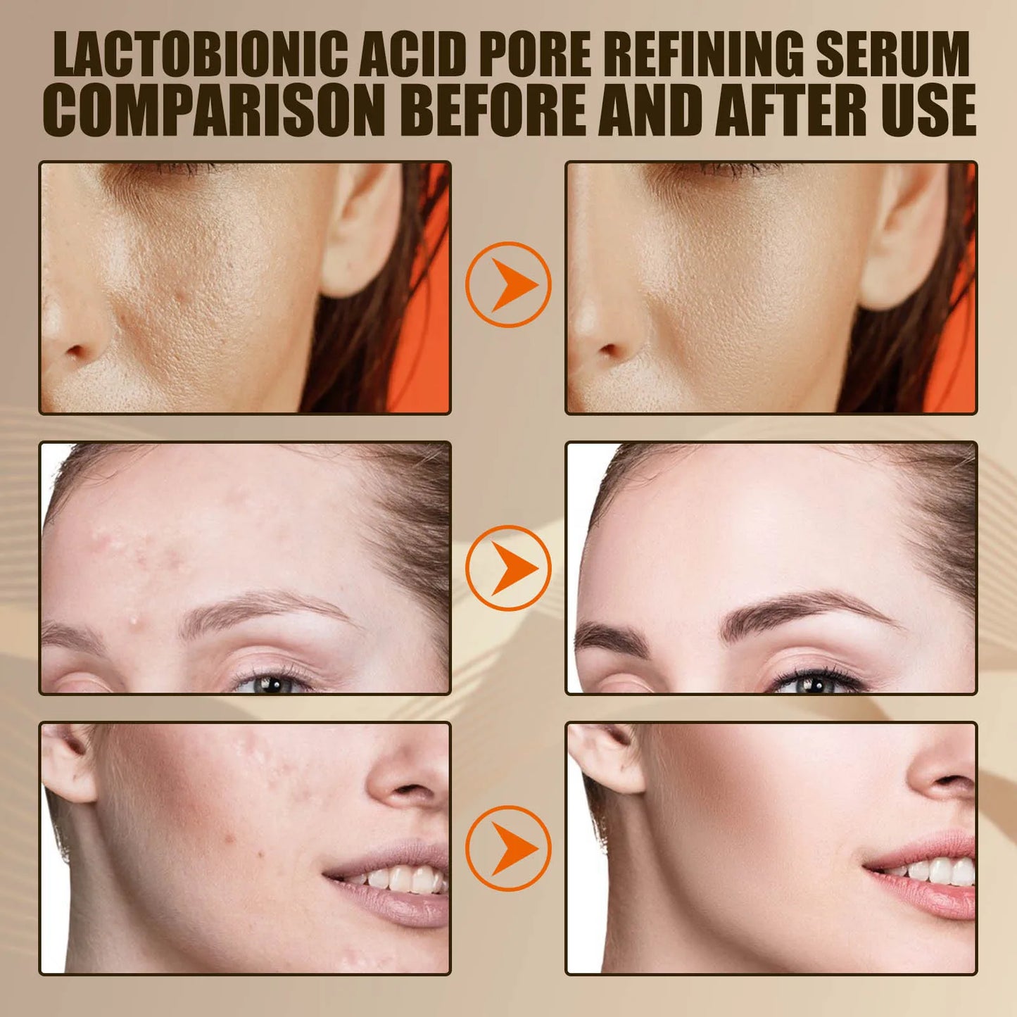 Lactobionic Acid Pore Shrink Face Serum Oil