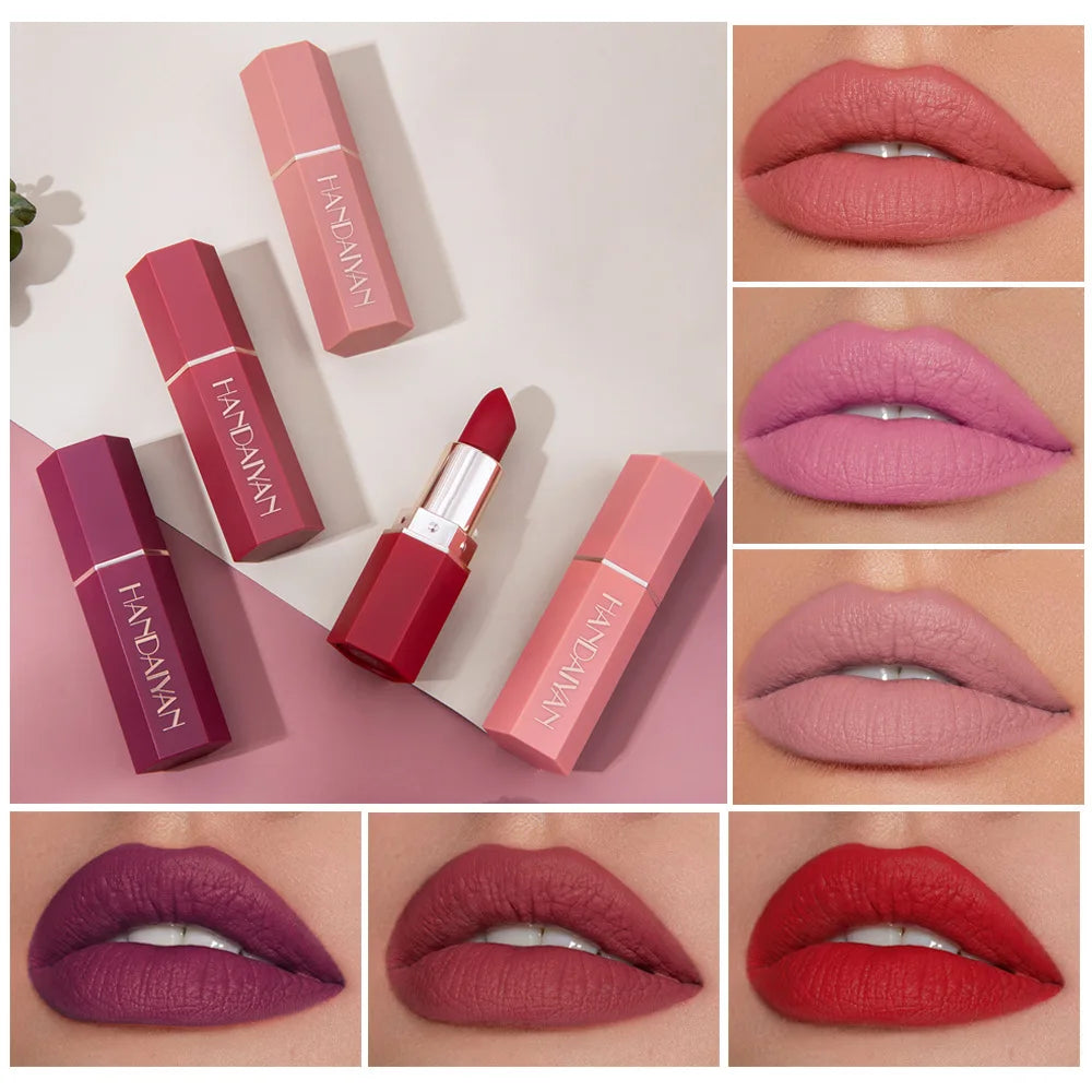 HANDAIYAN 6 Colors Matte Lipstick 24 Hours