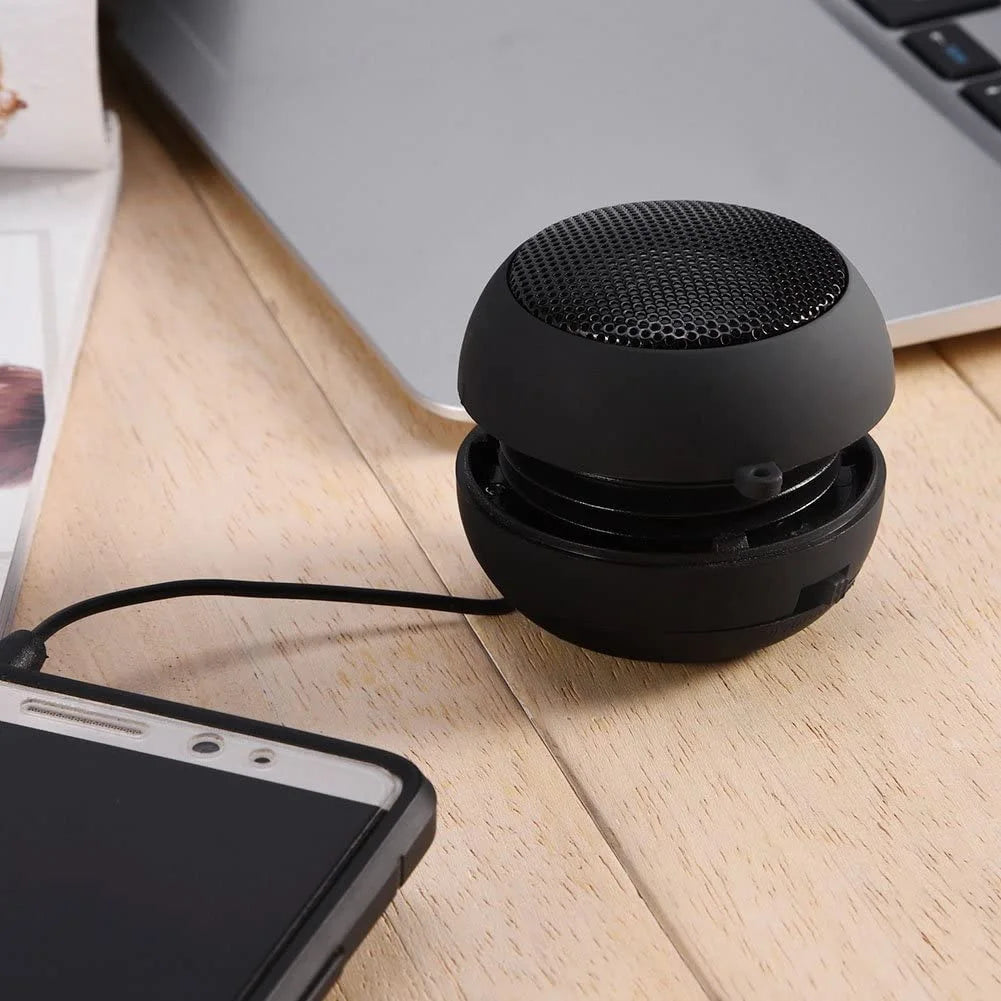 Mini Portable Travel Loud Speaker with 3.5mm Audio Cable