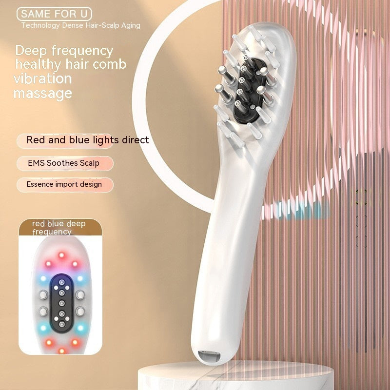 Electric Red Light Hair Comb Scalp Care Massager