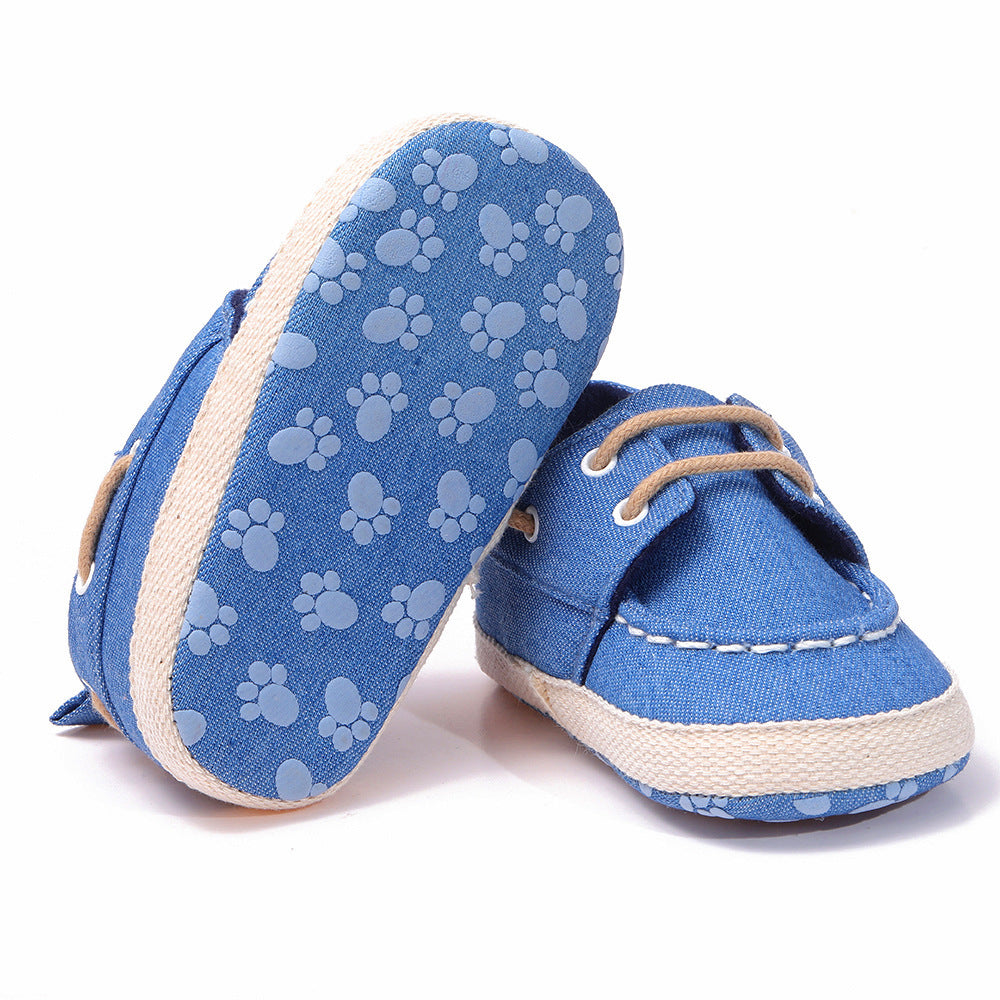 Boys Baby Peas Soft-soled Non-slip Toddler Shoes