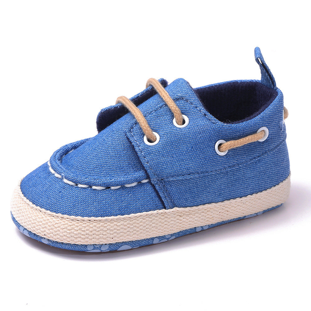 Boys Baby Peas Soft-soled Non-slip Toddler Shoes