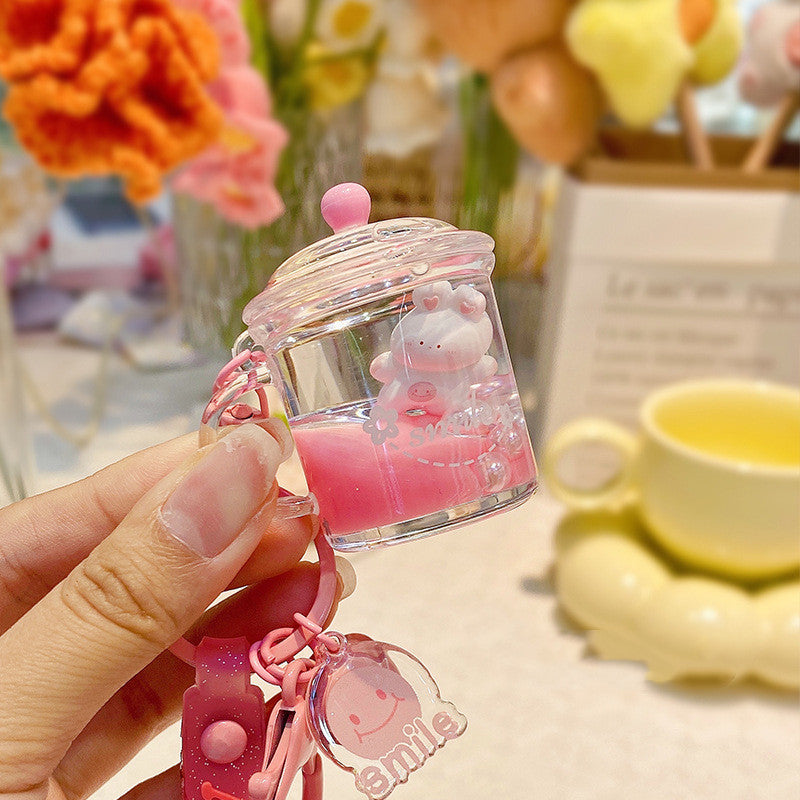 Lovely Floating Doll  Key Chain